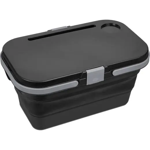 Serendipio Brannigan Collapsible Picnic Basket Black Top